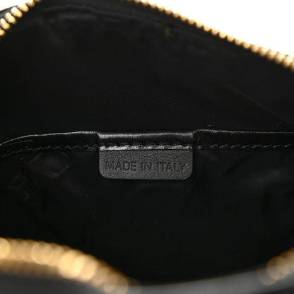 Burberry Calfskin Raffia Prorsum Bowling Bag Green Brown 7 of 9
