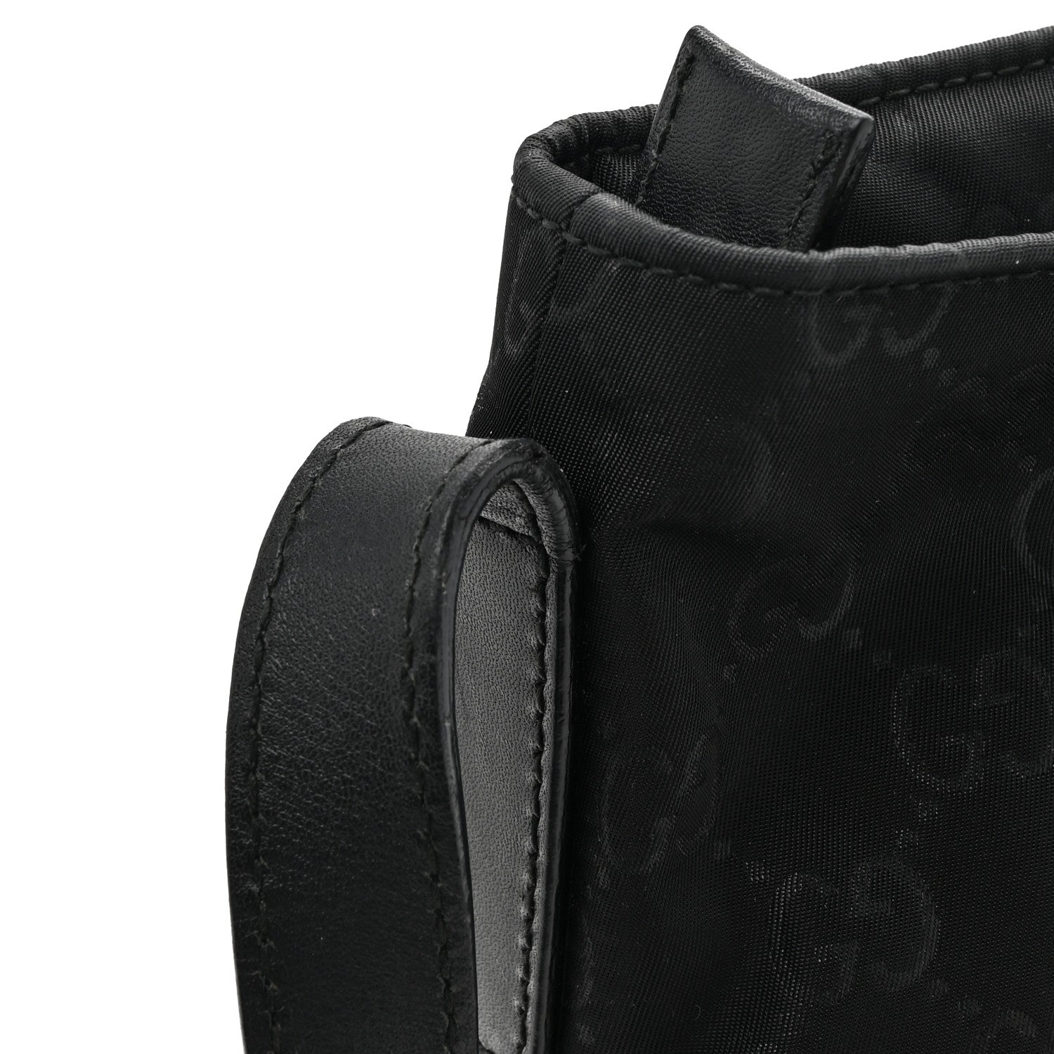 Gucci Nylon Monogram Messenger Black 12 of 13