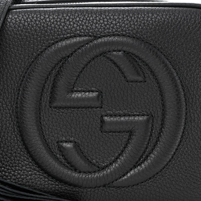 Gucci Pebbled Calfskin Small Soho Disco Bag Black 8 of 10