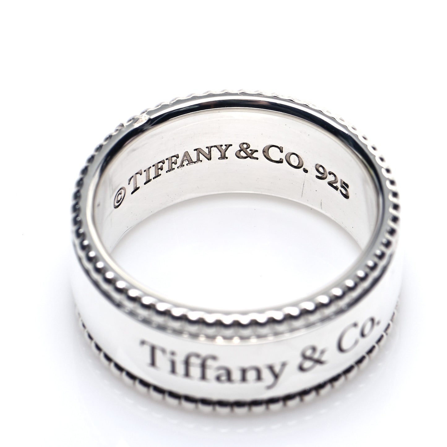 Sterling Silver Milgrain I Love You Band Ring 48 4.5