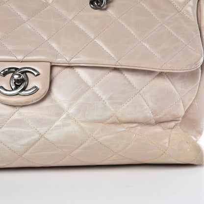 Chanel Glazed Calfskin Quilted Large Duo Color Tote Light Pink 20 of 20