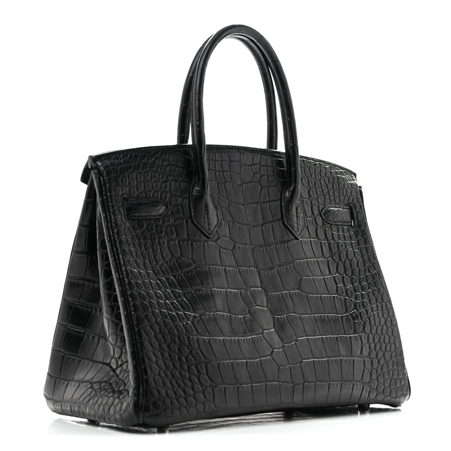 Matte Alligator Birkin 30 Black