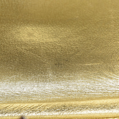 Gucci Metal Guccissima Dragonfly Minaudiere Clutch Gold 12 of 16