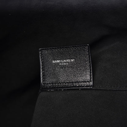 Saint Laurent Patent Calfskin Large Shopping Tote Black 7 of 9