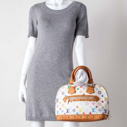Louis Vuitton Monogram Multicolor Alma White 2 of 7