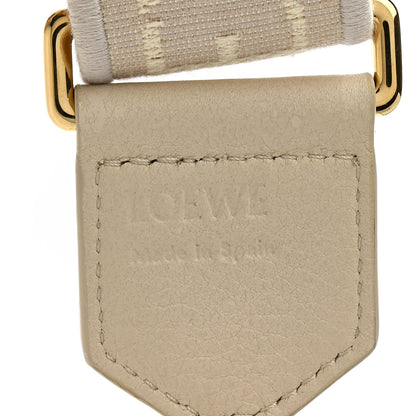 Loewe Calfskin Jacquard Anagram Strap Ecru 3 of 4