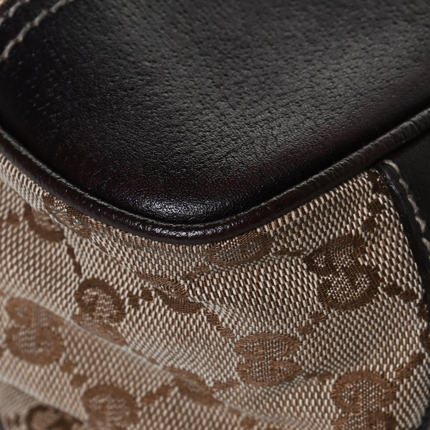 Gucci Monogram Medium Princy Tote Dark Brown 12 of 15