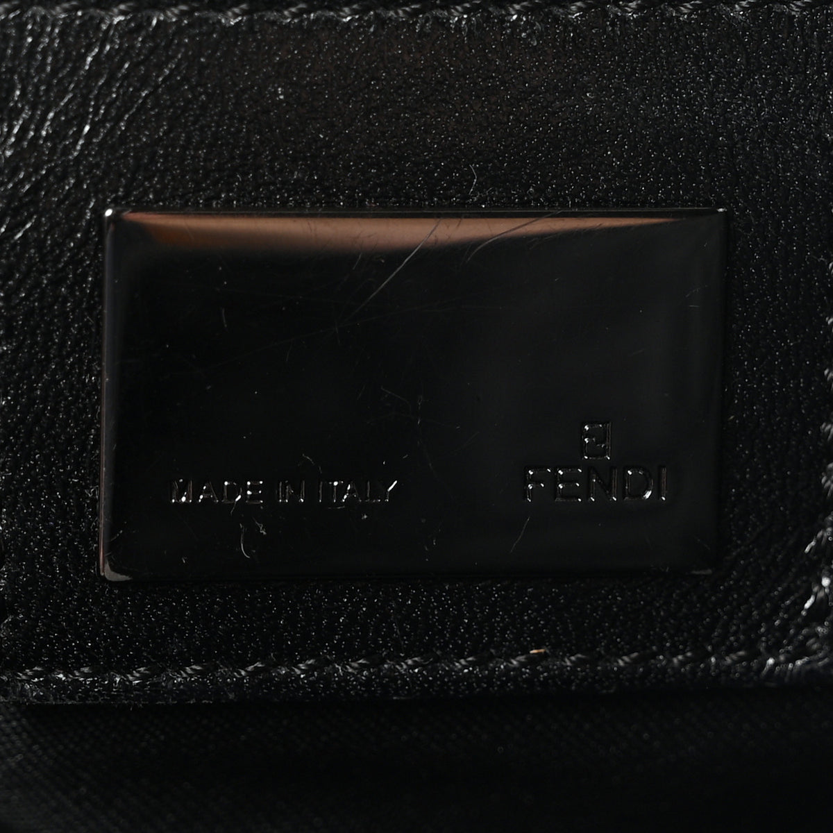 Fendi Zucchino Mama Baguette Black 10 of 19