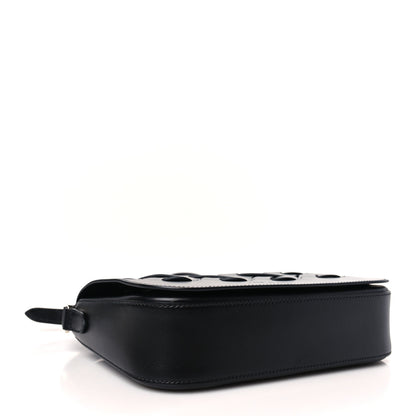 Prada Vitello Intreccio Tress Shoulder Bag Black 4 of 8