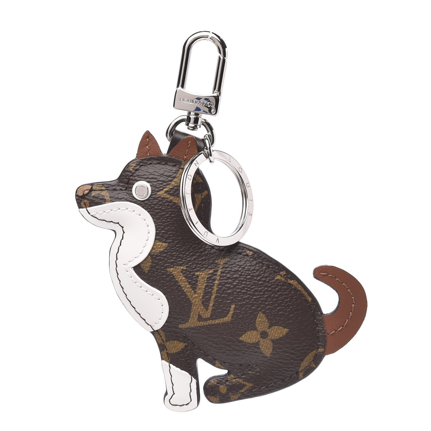 Louis Vuitton Monogram Dog Bag Charm Key Holder 1 of 3
