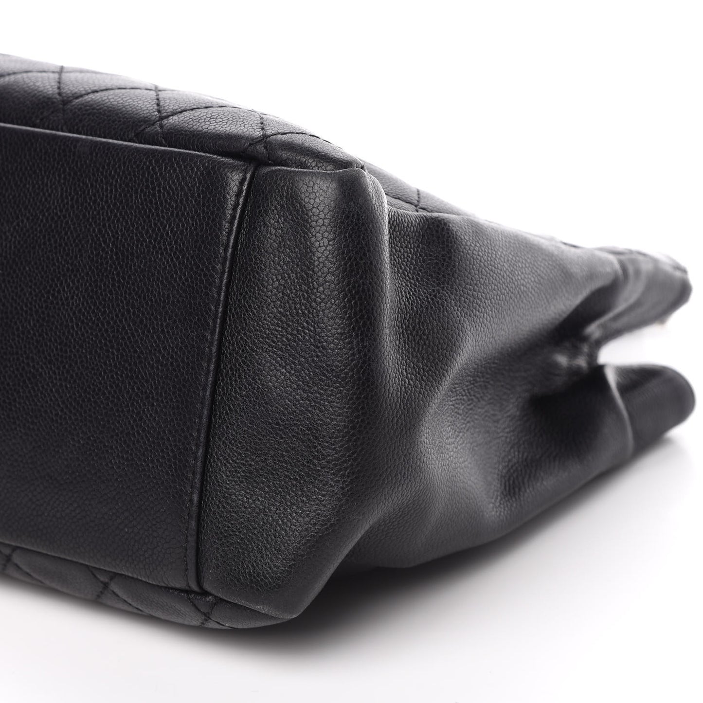 Caviar Quilted Grand Shopping Tote GST Black