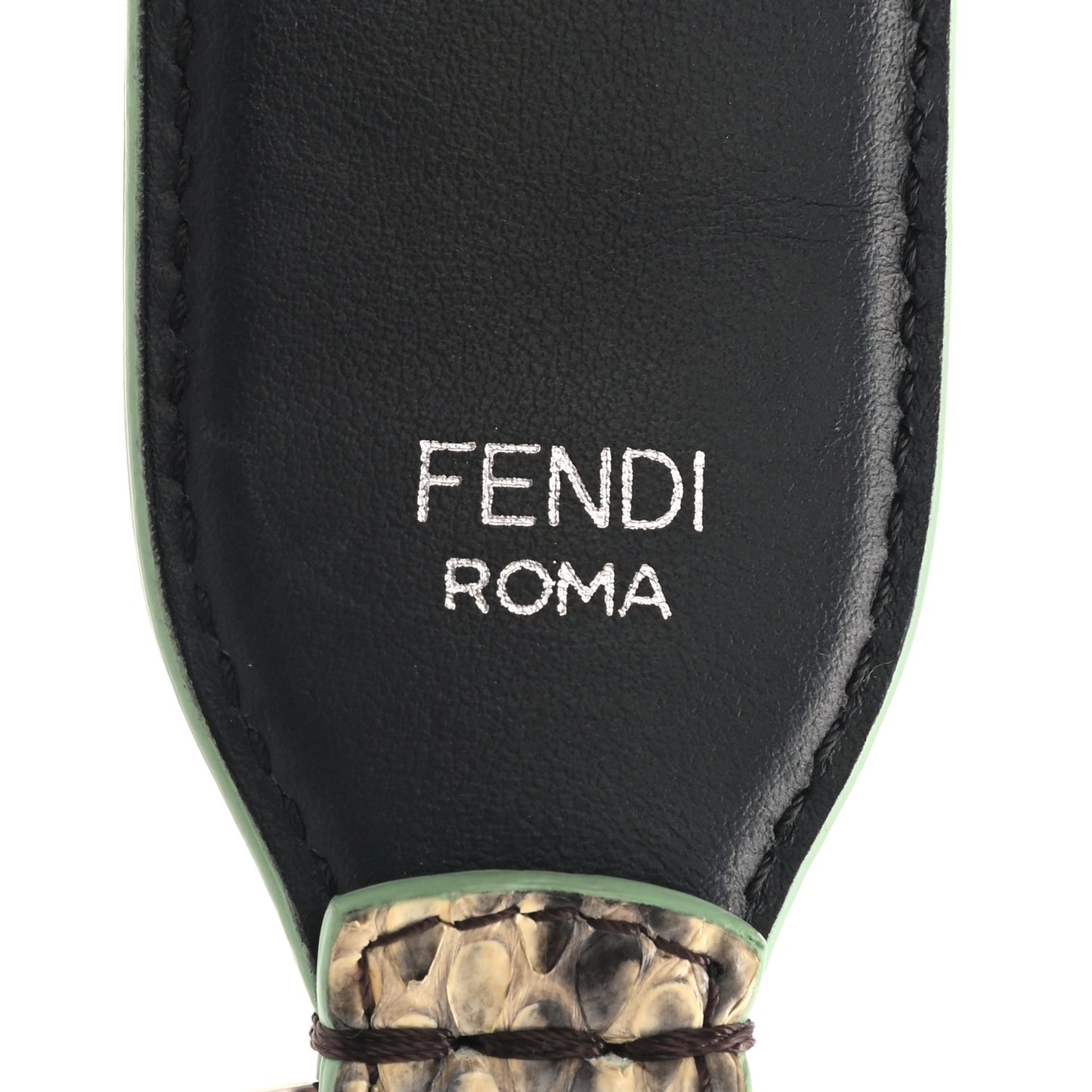 Calfskin Elaphe Open Your Heart Strap You