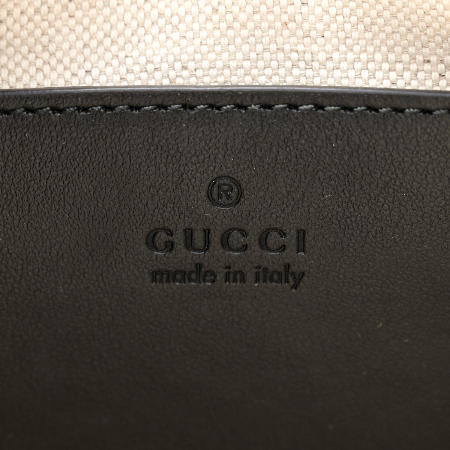 Gucci Calfskin GG Matelasse Small Hobo Shoulder Bag Black Natural 6 of 10