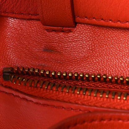 Celine Box Calfskin Medium Classic Box Flap Bag Poppy 9 of 9
