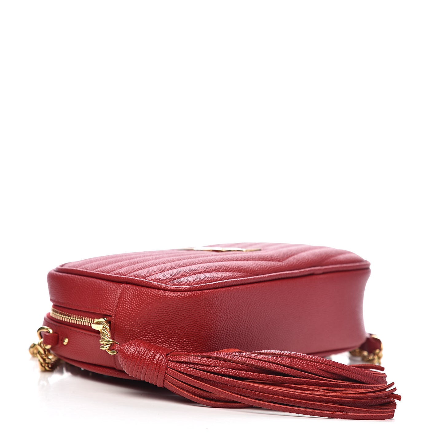 Grain De Poudre Matelasse Monogram Mini Lou Camera Bag Eros Red