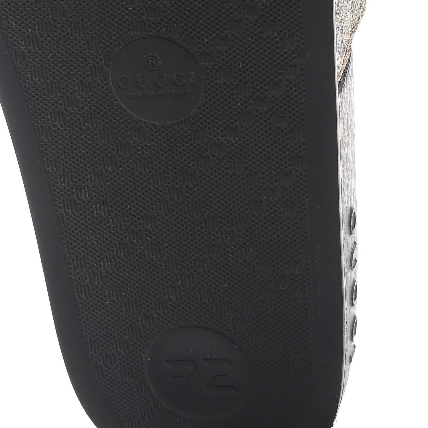 Gucci GG Supreme Monogram Tian Print Slide Sandals 35 36 Black Ebony Multicolor 10 of 19