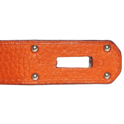Hermes Taurillon Clemence JPG Birkin 42 Orange 18 of 21