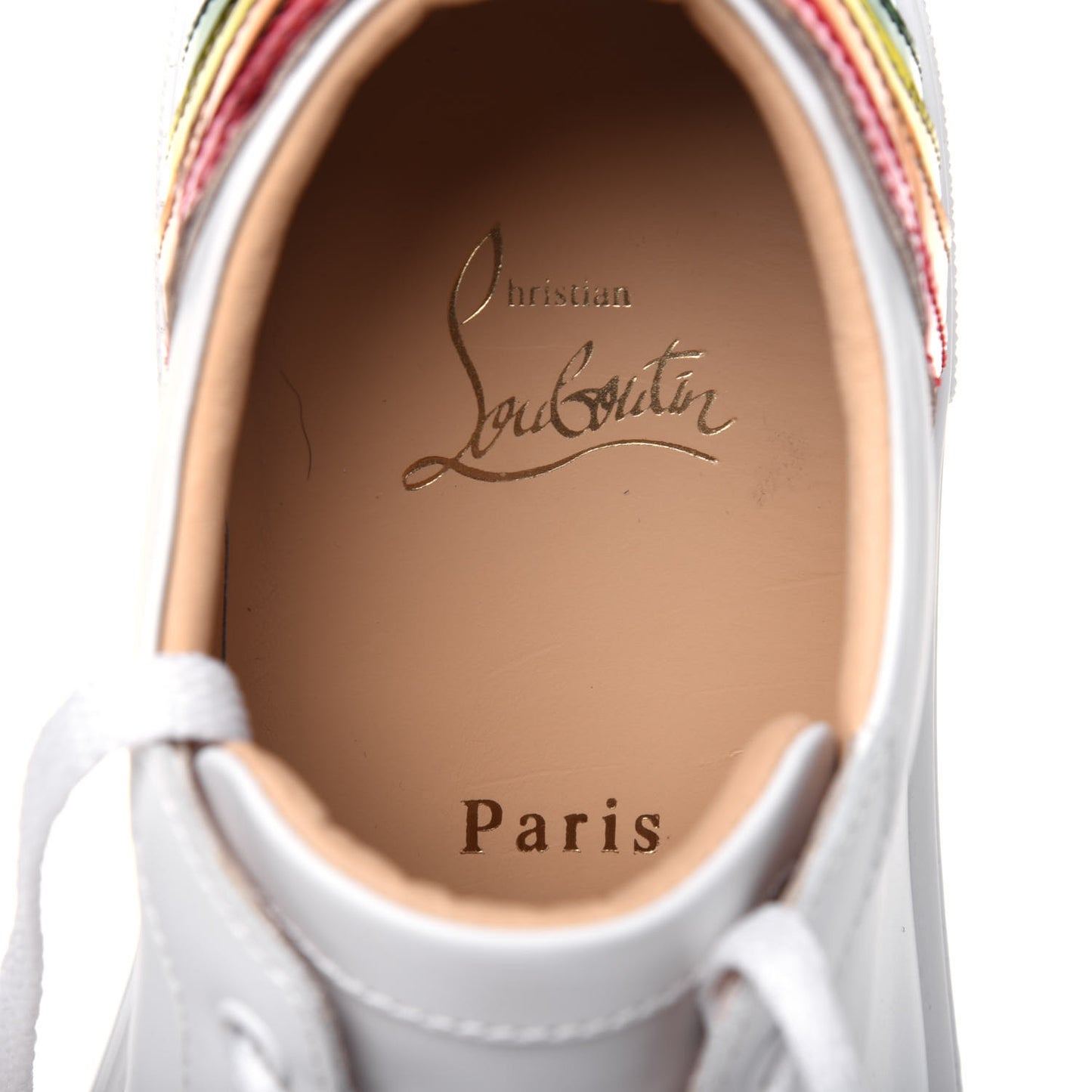 Calfskin Womens Arkenspeed Sneakers 38 White Multi
