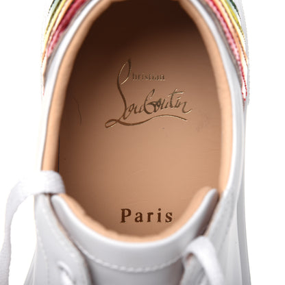 Christian Louboutin Calfskin Womens Arkenspeed Sneakers 38 White Multi 8 of 13