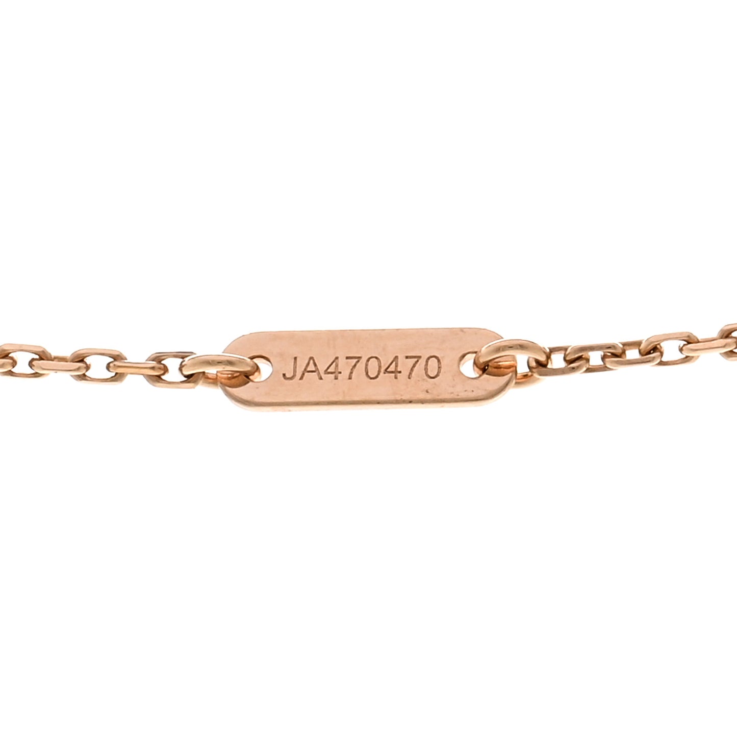 18K Rose Gold Carnelian Sweet Alhambra Pendant Necklace