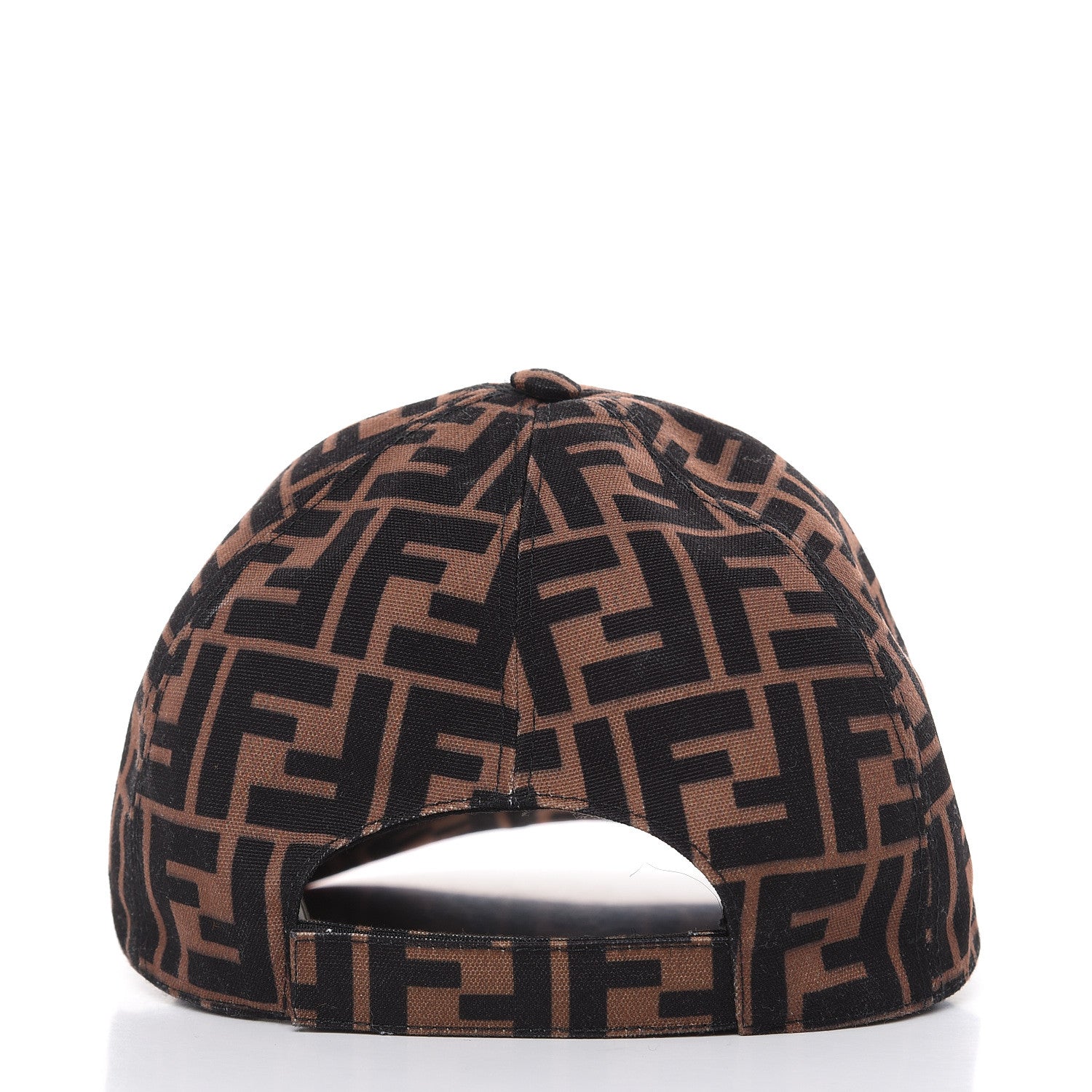 Fendi Canvas FF Reloaded Baseball Hat Tobacco Red 4 of 8