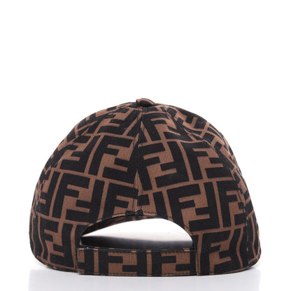 Fendi Canvas FF Reloaded Baseball Hat Tobacco Red 4 of 8