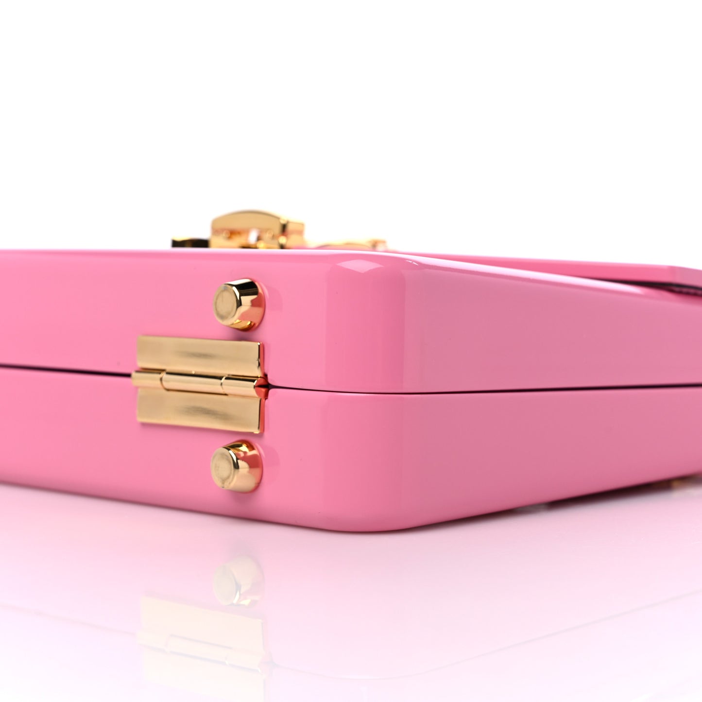 Plexiglass Mini Sylvie 1969 Top Handle Bag Pink