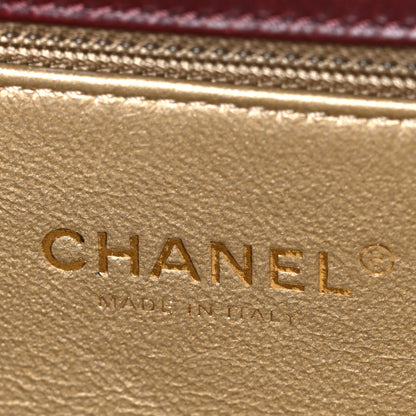 Chanel Calfskin Quilted New Medium A Tale From Paris Salzburg Boy Flap Burgundy 5 of 9