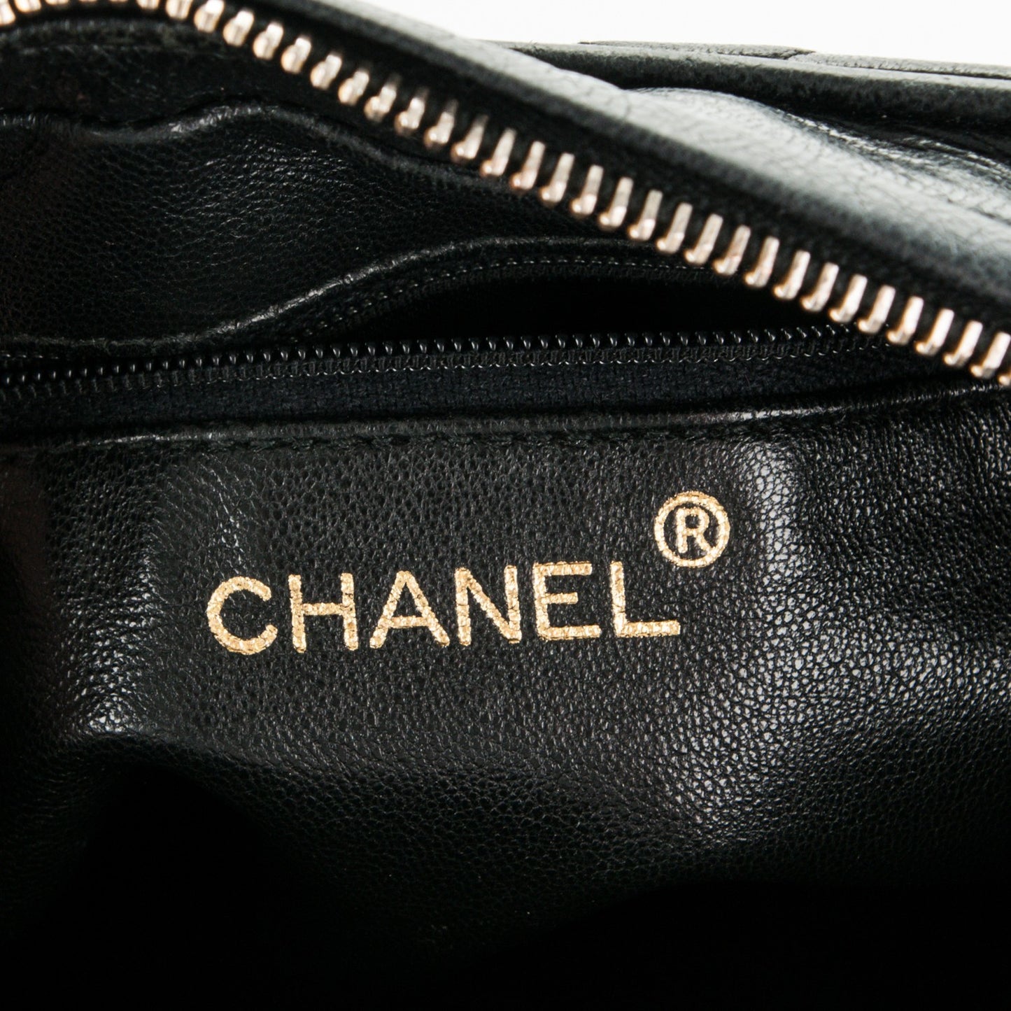 Lambskin Quilted Shoulder Bag Black