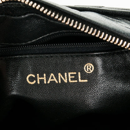 Chanel Lambskin Quilted Shoulder Bag Black 6 of 8
