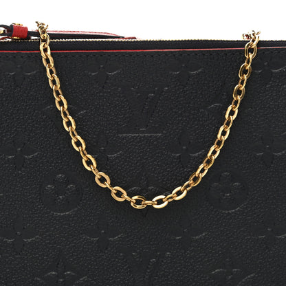 Louis Vuitton Empreinte Double Zip Pochette Marine Rouge 7 of 9
