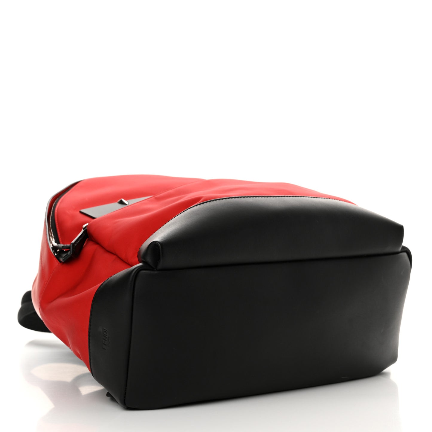 Nylon Vitello Liberty Vitello Dolce Monster Eyes Rounded Backpack Red Black