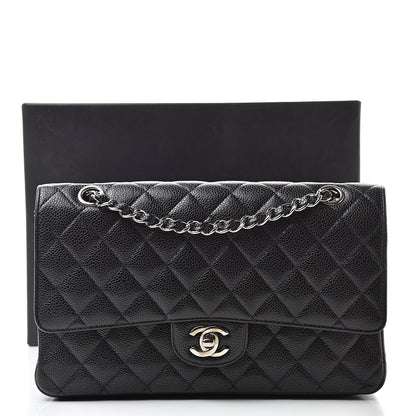 Chanel Caviar Quilted Medium Double Flap Black 13 of 13