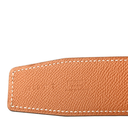 Hermes Epsom 38mm Constance H Belt 80 Gold Etain 4 of 4