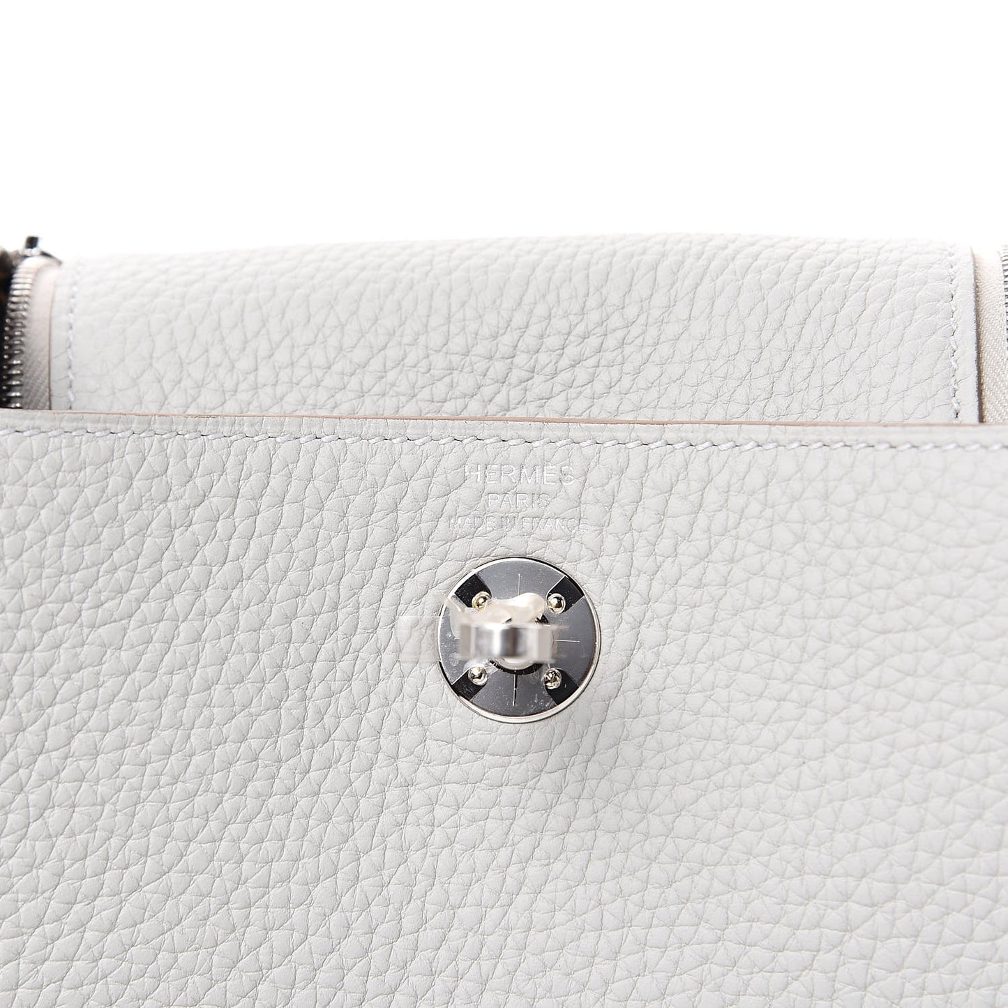 Taurillon Clemence Mini Lindy 20 Gris Perle