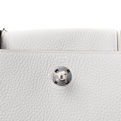 Hermes Taurillon Clemence Mini Lindy 20 Gris Perle 6 of 9
