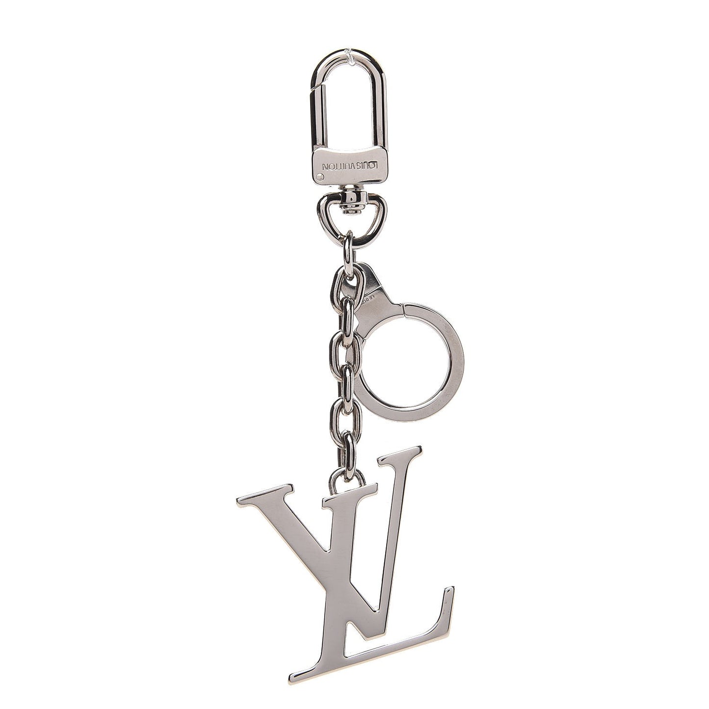 LV Facettes Key Holder Silver