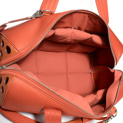 Hermes Toile Buffle Skipper TouTou Pet Carrier Potiron 5 of 16