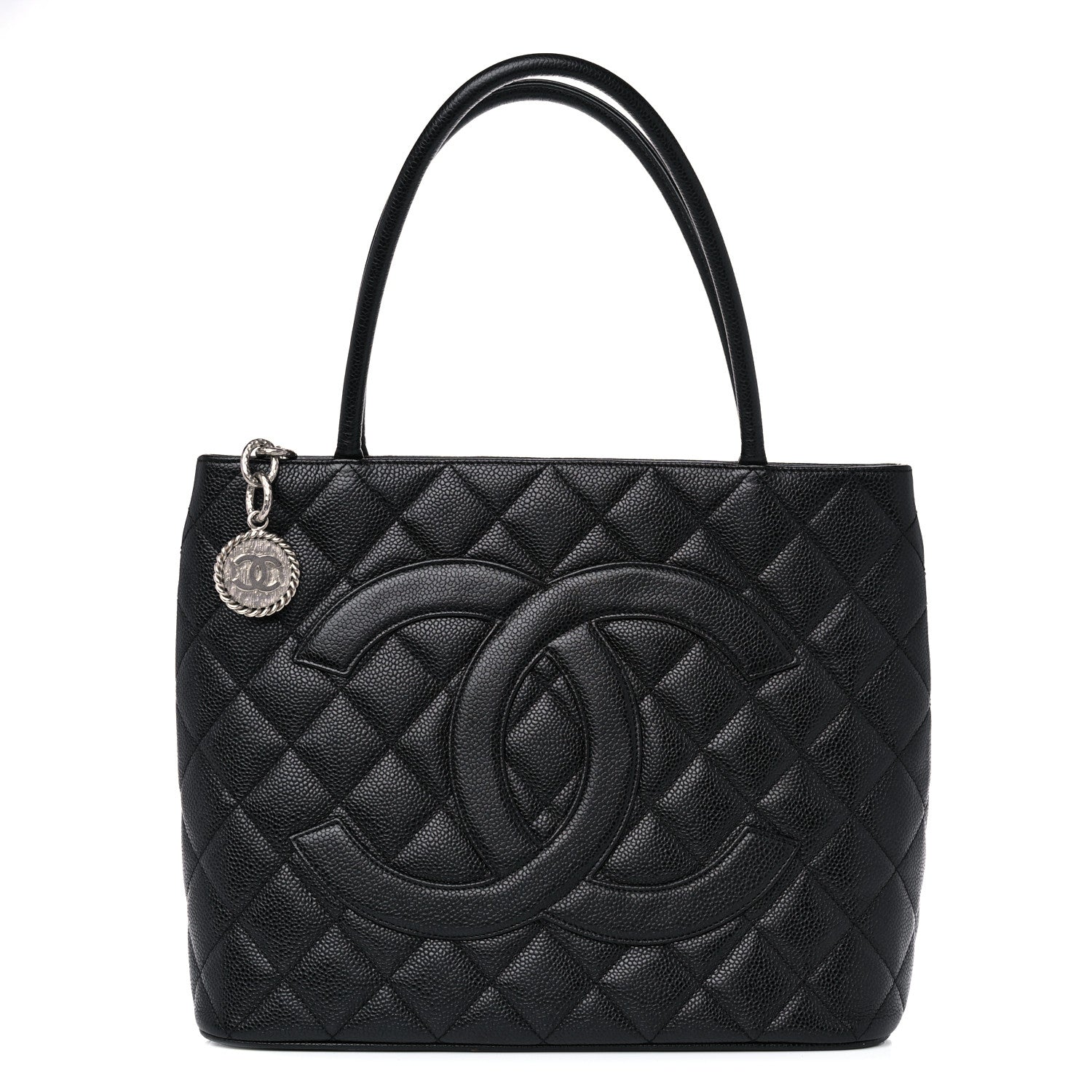 Chanel Caviar Quilted Medallion Tote Black 1 of 17