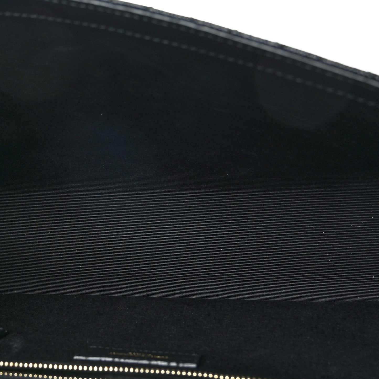 Grain De Poudre Textured Mixed Matelasse Large Triquilt Monogram Satchel Black