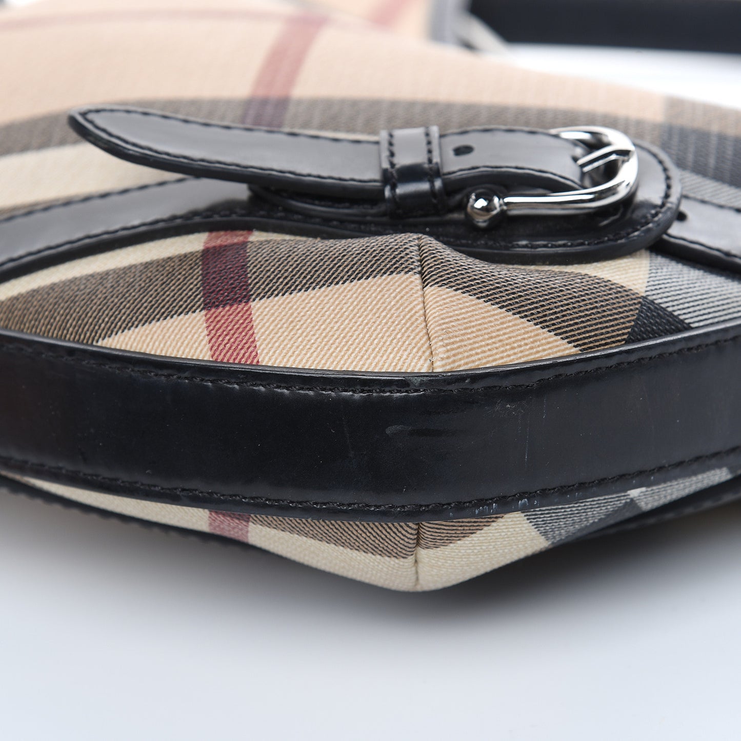 Supernova Check Buckle Hobo Black