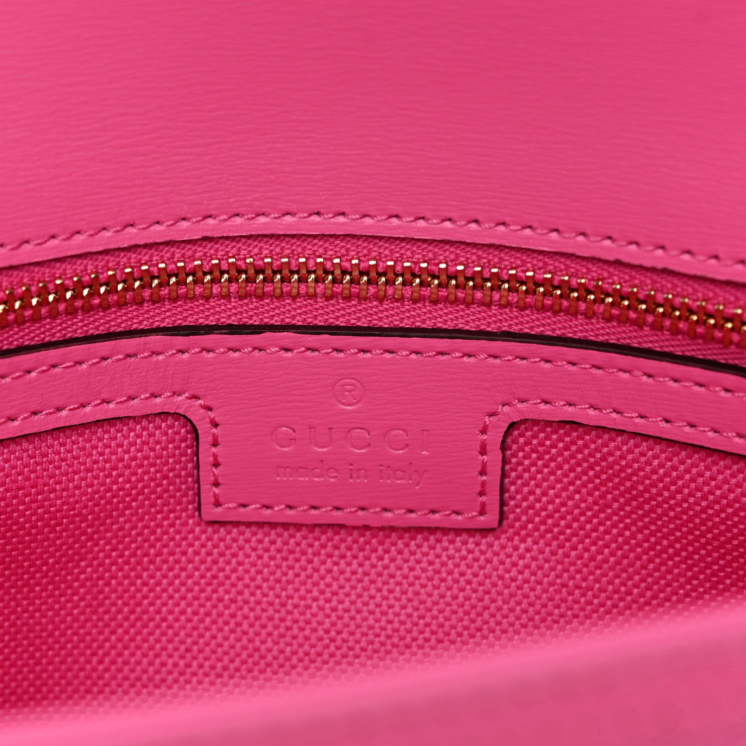Gucci GG Monogram Textured Dollar Calfskin Small Luce Shoulder Bag Pink 6 of 10