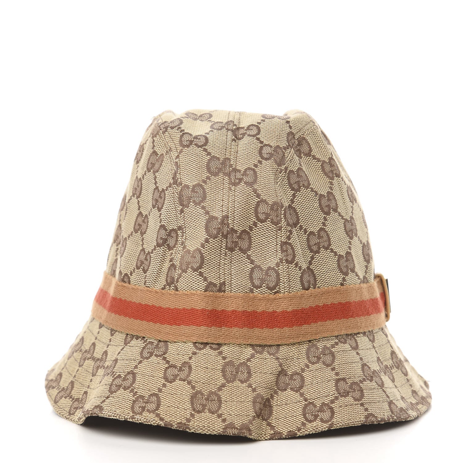 Gucci Monogram Web Bucket Hat M Brown 4 of 4