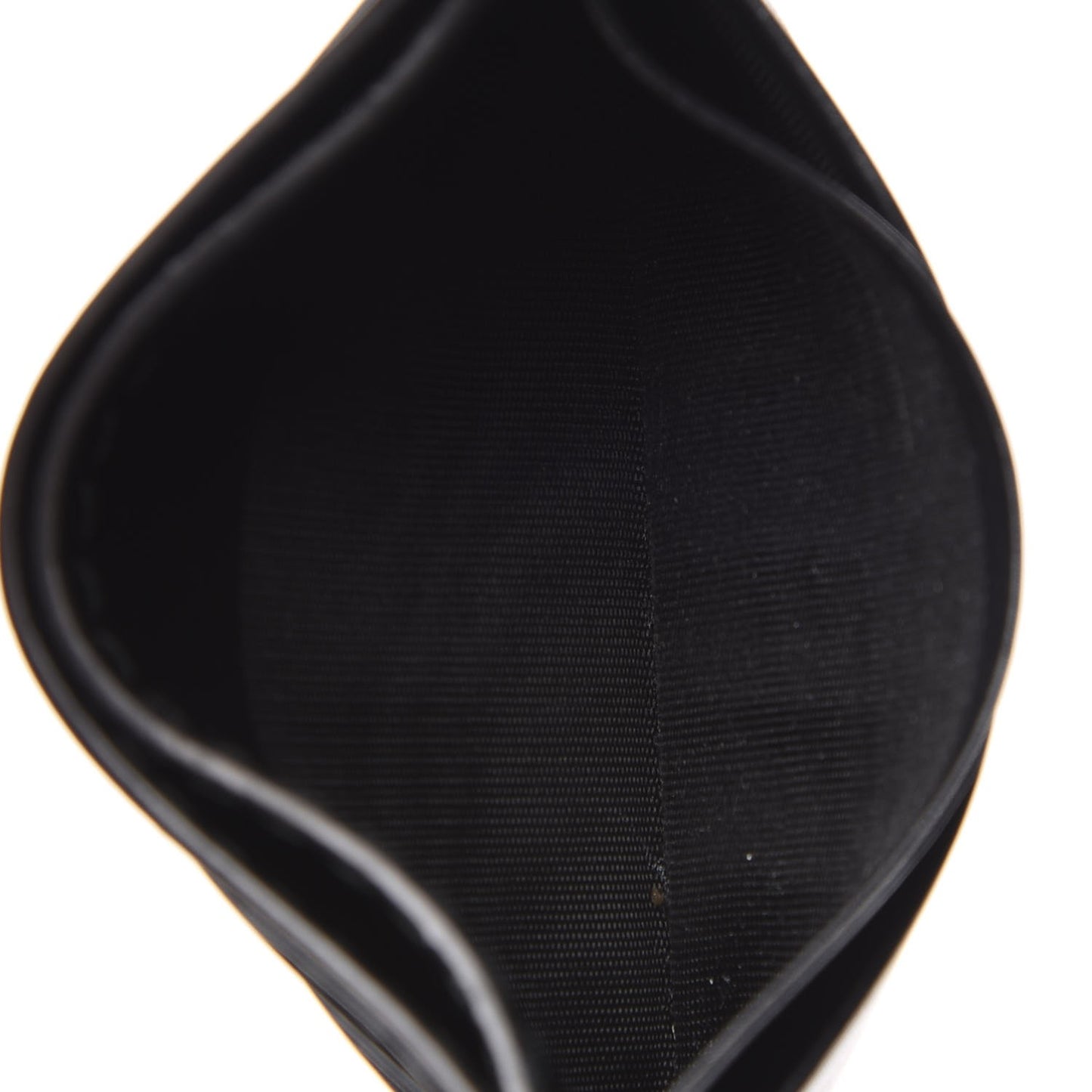 Calfskin D-Fence Card Holder Black