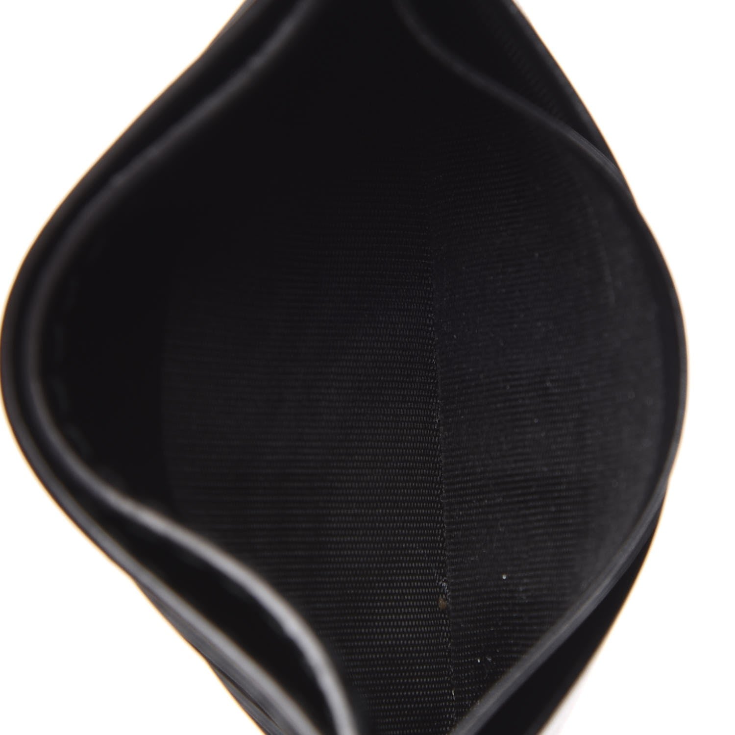 Christian Dior Calfskin D-Fence Card Holder Black 7 of 12