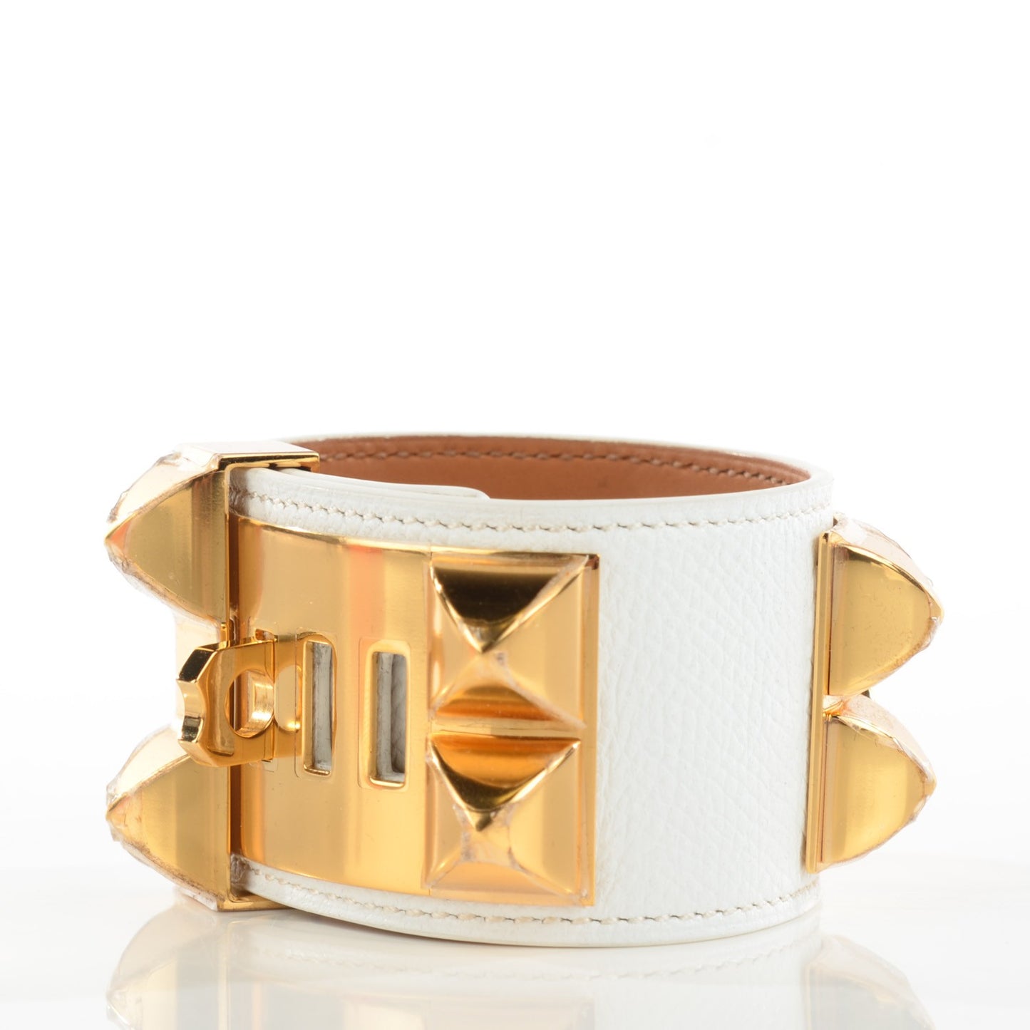 Epsom Collier de Chien CDC Bracelet S White