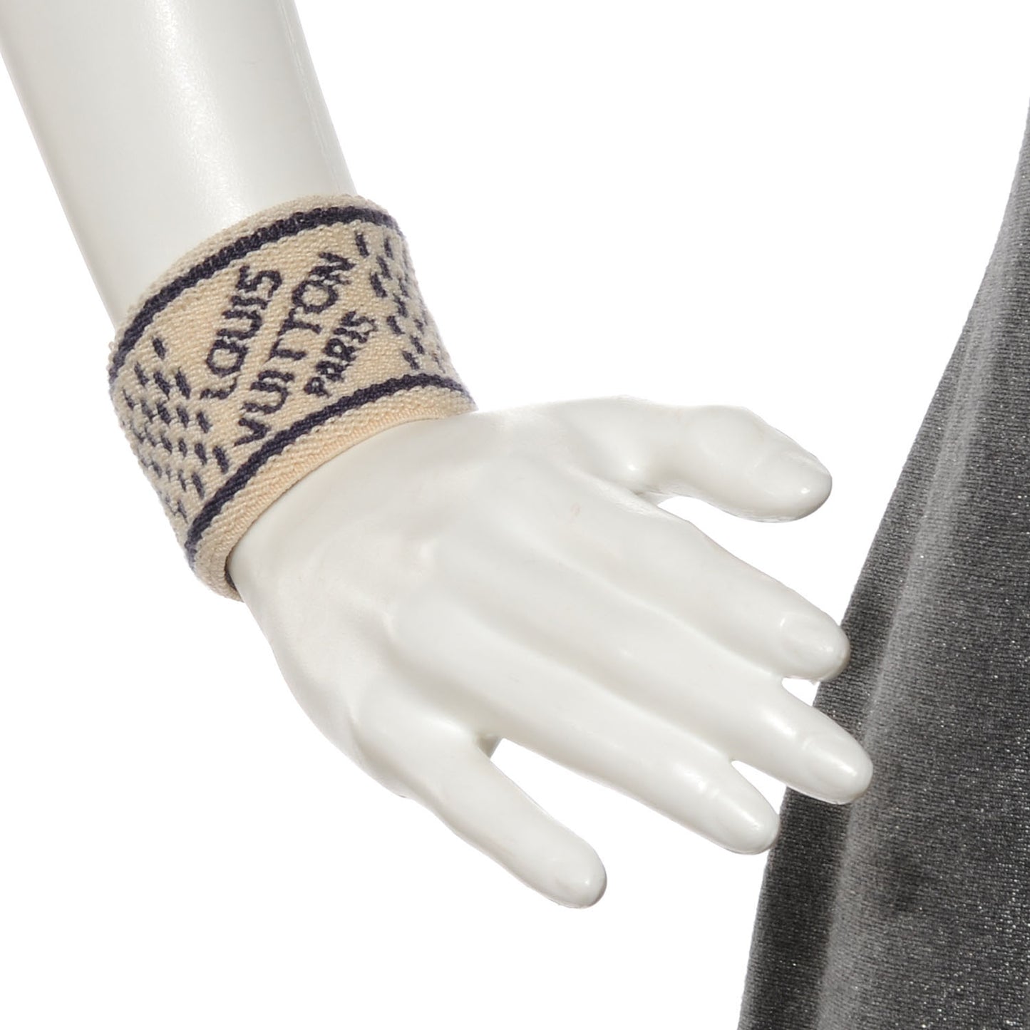 Cotton Damier Azur Gym Wrist Bands