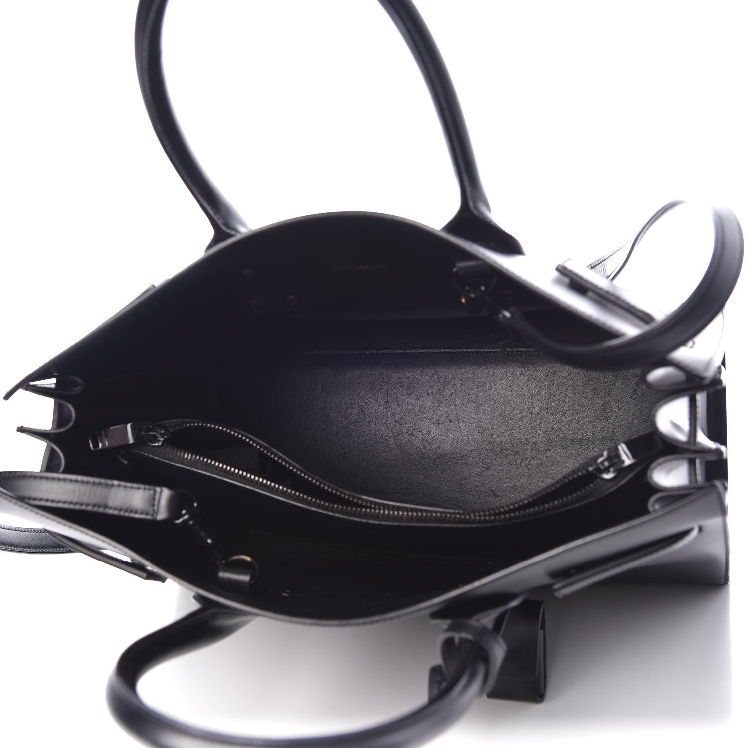 Saint Laurent Smooth Calfskin Small Sac De Jour Black 5 of 10