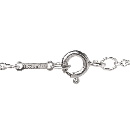 Tiffany Sterling Silver 20mm Elsa Peretti Bean Pendant Necklace 5 of 6