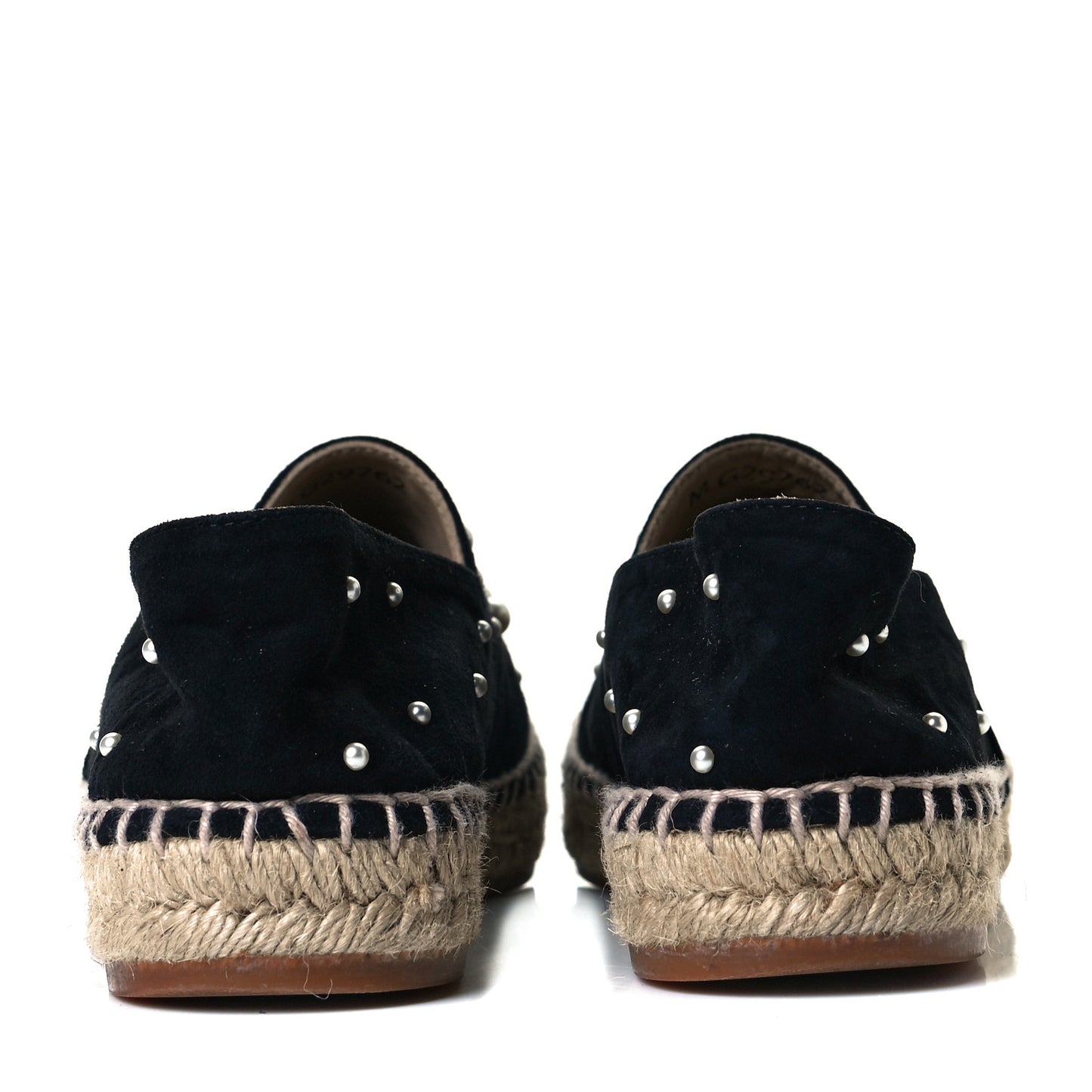 Suede Pearl CC Espadrilles 37 Black